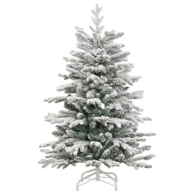 vidaXL Artificial Hinged Christmas Tree 150 LEDs & Ball Set 59.1"