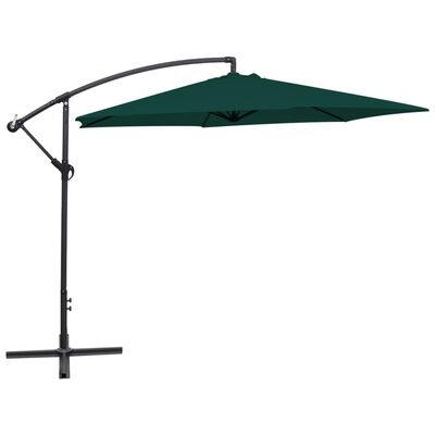 vidaXL Cantilever Garden Parasol 118.1" Green