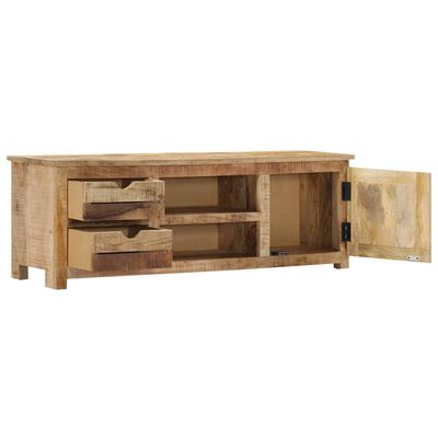 vidaXL TV Stand 47.2"x11.8"x15.7" Solid Wood Mango