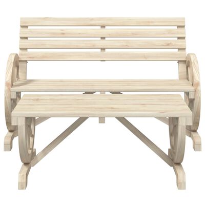 vidaXL 4 Piece Patio Lounge Set Solid Wood Fir