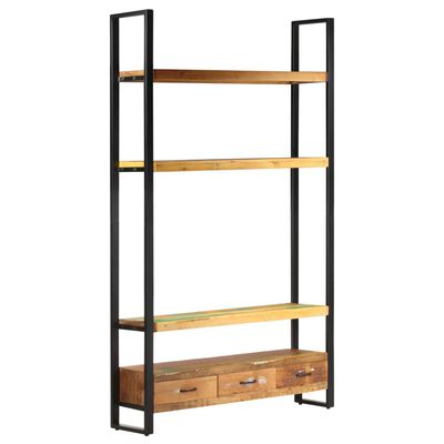 vidaXL Bookshelf 46.5"x11.8"x78.7" Solid Reclaimed Wood