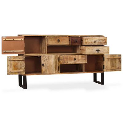 vidaXL Sideboard Solid Mango Wood 55.1"x11.8"x31.5"