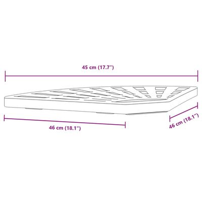 vidaXL Parasol Base Weight with Handle for Cross Stand Parasols 30.9 lb