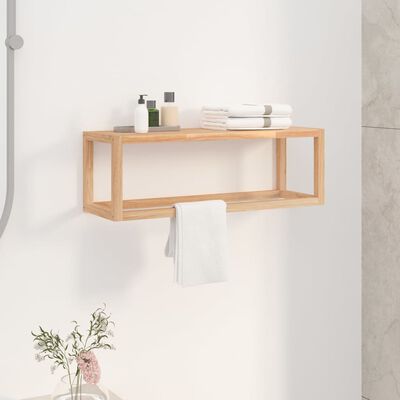 Bathroom Shelves Wall Mounted Walnut Space Aluminum Shower Shelf