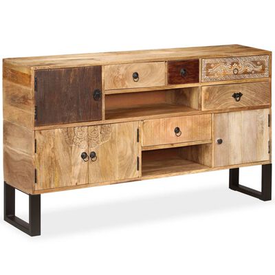 vidaXL Sideboard Solid Mango Wood 55.1"x11.8"x31.5"