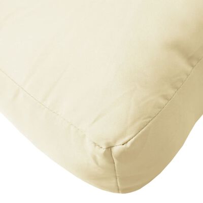 vidaXL Pallet Cushions 3 pcs Cream White Oxford Fabric