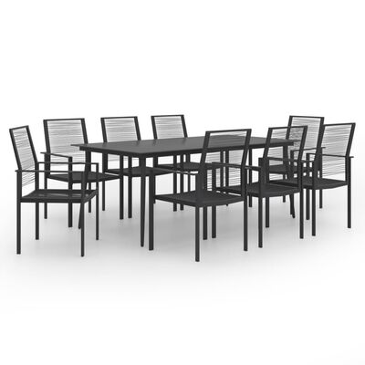 vidaXL 9 Piece Patio Dining Set