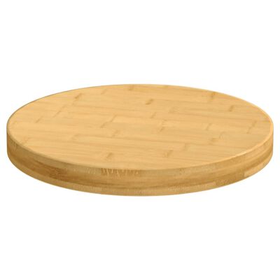 vidaXL Table Top Ø19.7"x1.6" Bamboo