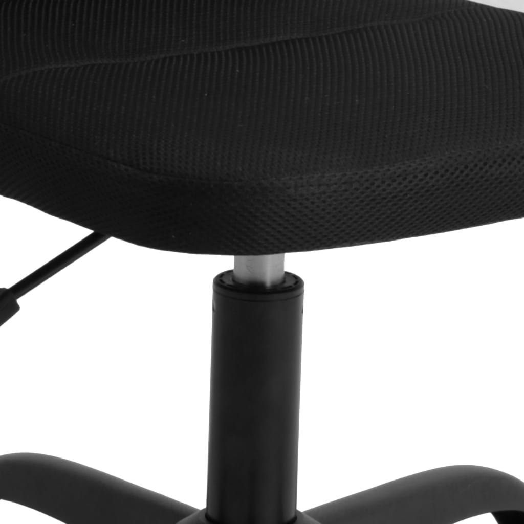 vidaXL Office Chair Black Mesh Fabric