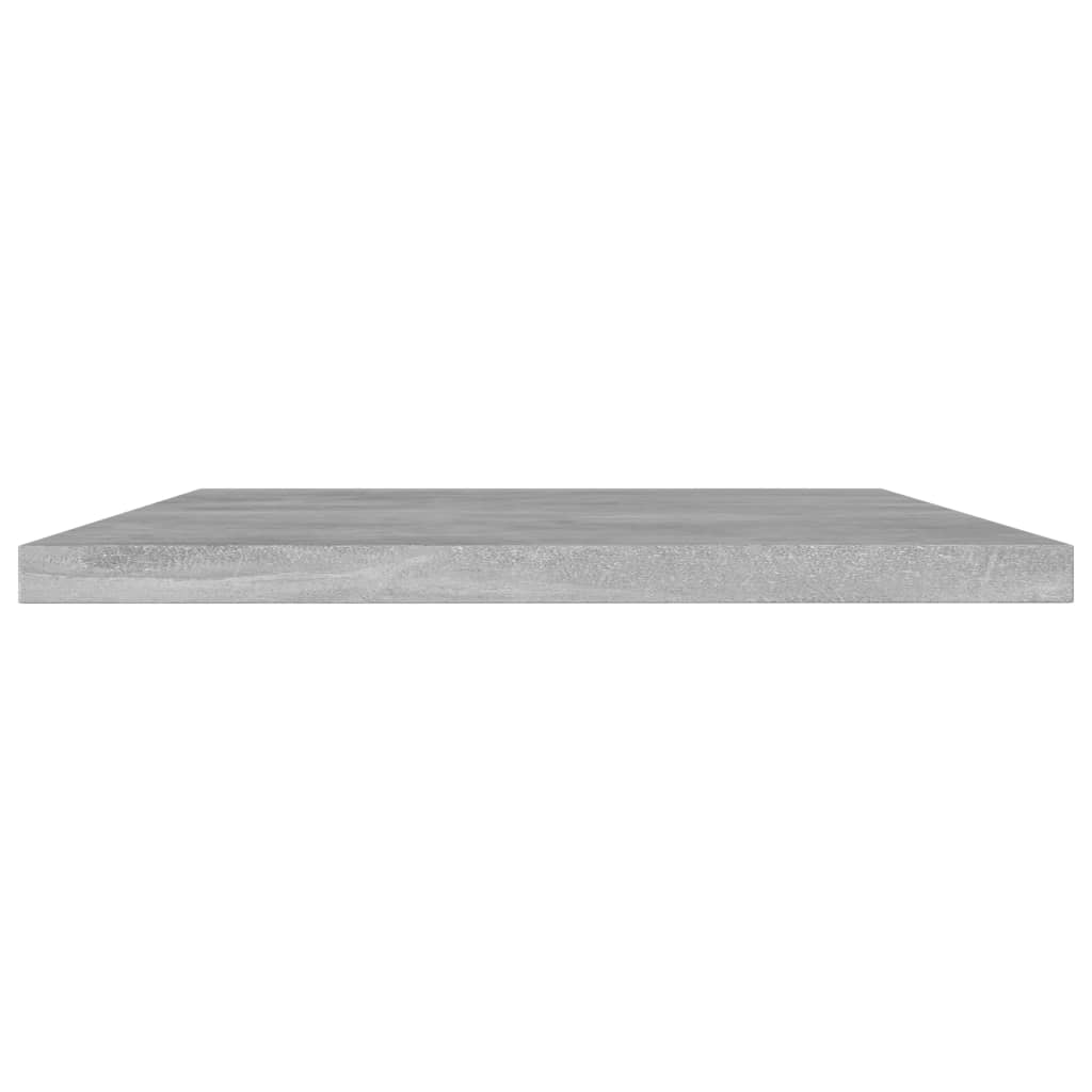 vidaXL Bookshelf Boards 4 pcs Concrete Gray 23.6"x11.8"x0.6" Engineered Wood