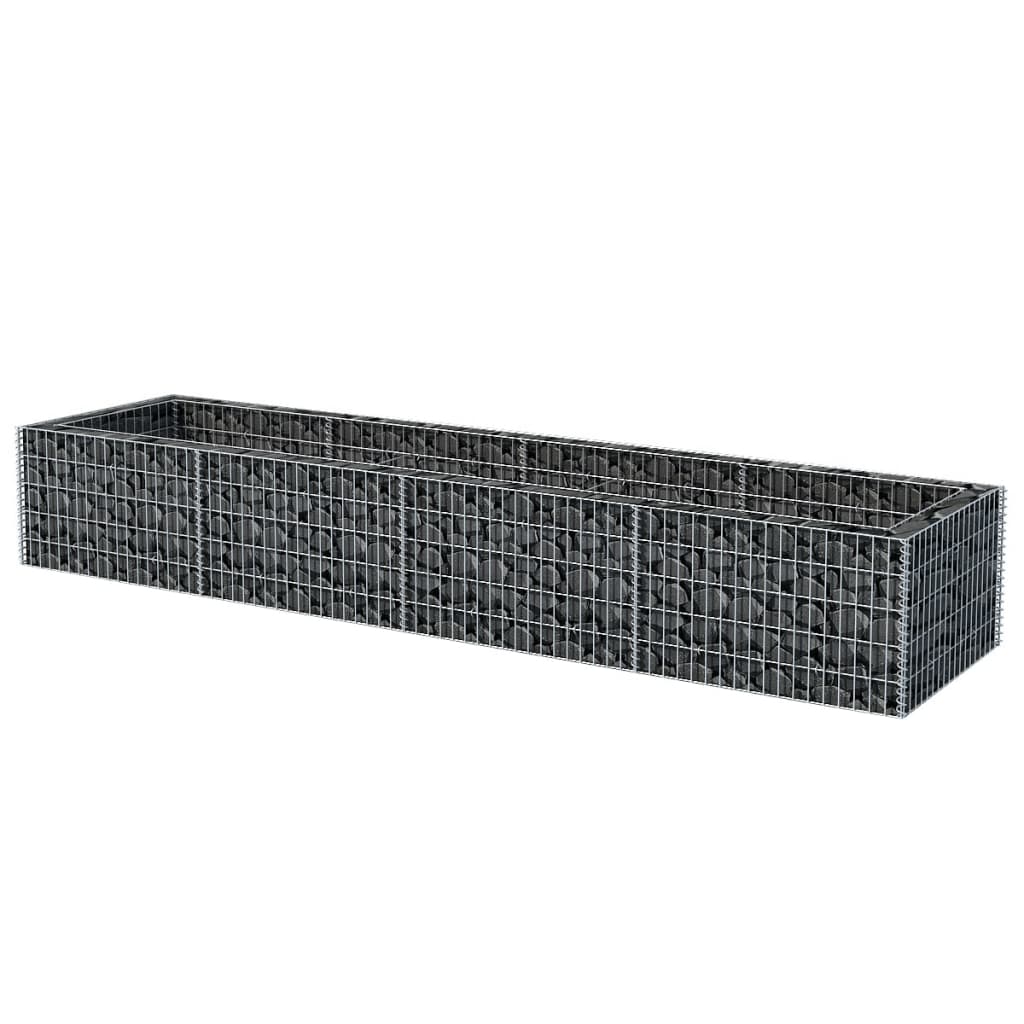 vidaXL Gabion Raised Bed Steel 141.7"x35.4"x19.7"