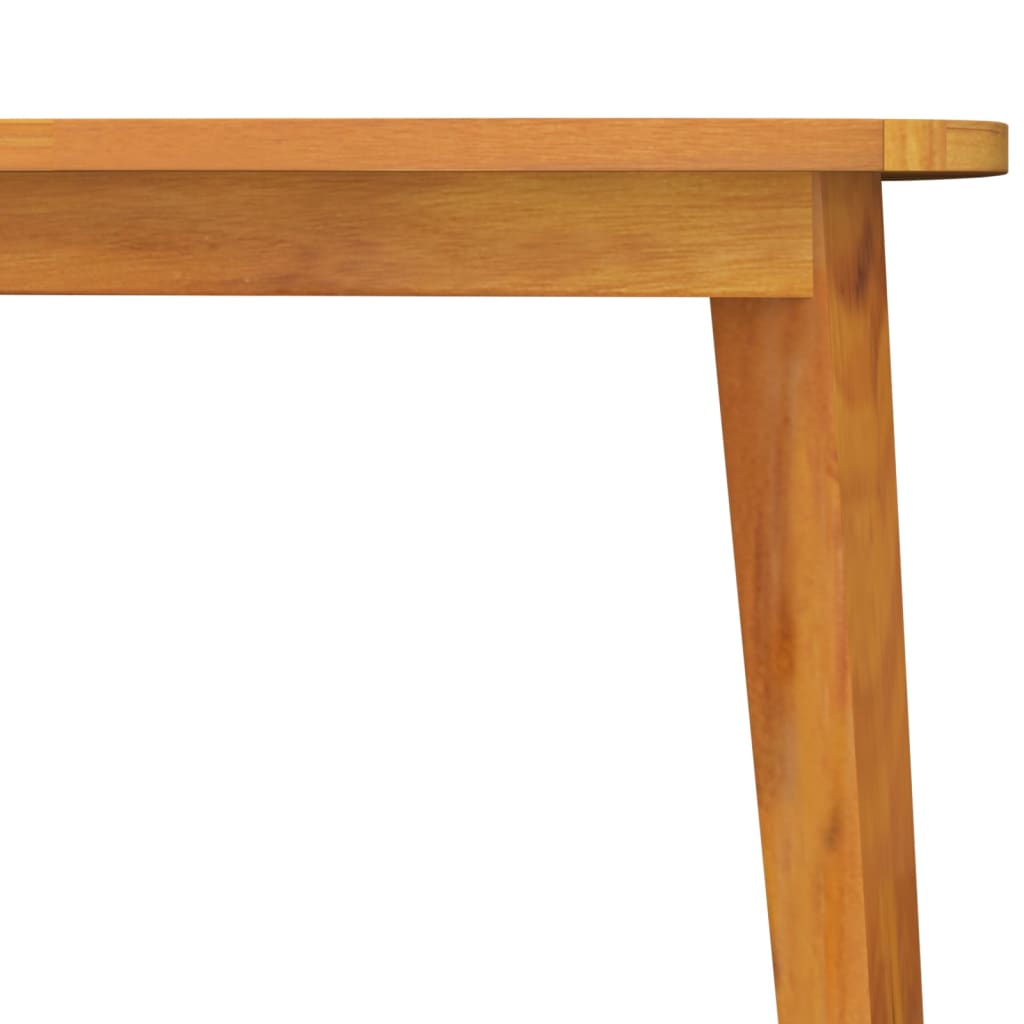 vidaXL Patio Table 33.5"x33.5"x29.5" Solid Wood Acacia