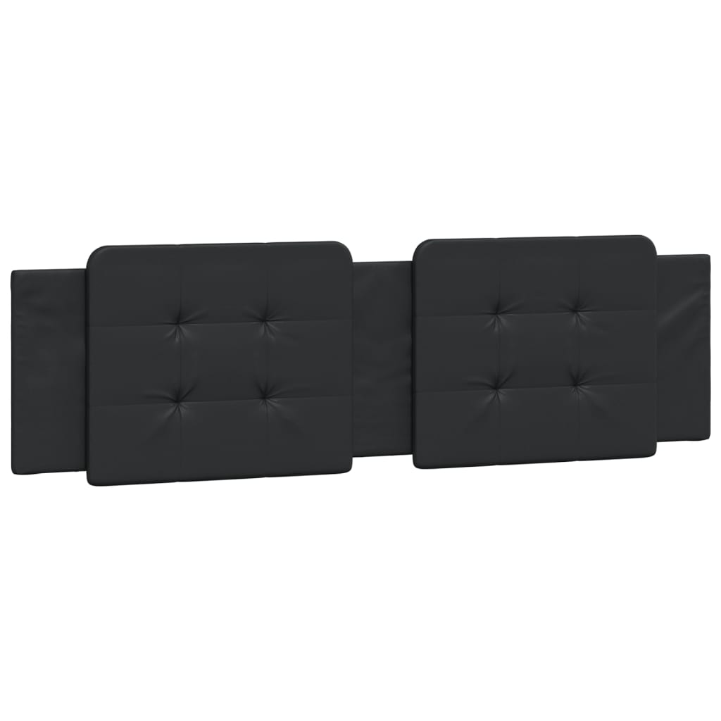 vidaXL Headboard Cushion Black 72" Faux Leather