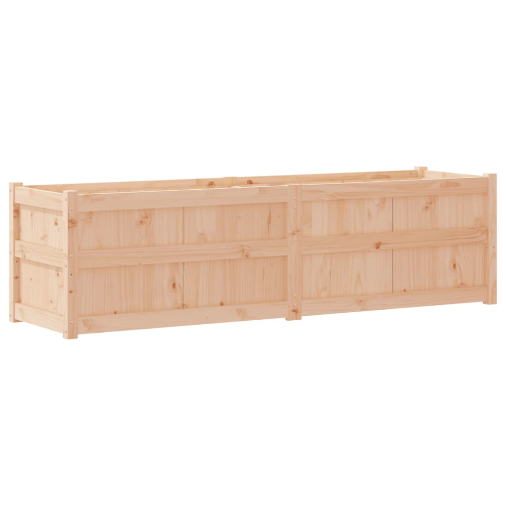 vidaXL Garden Planter 70.9" x 19.7" x 19.7" Solid Wood Pine