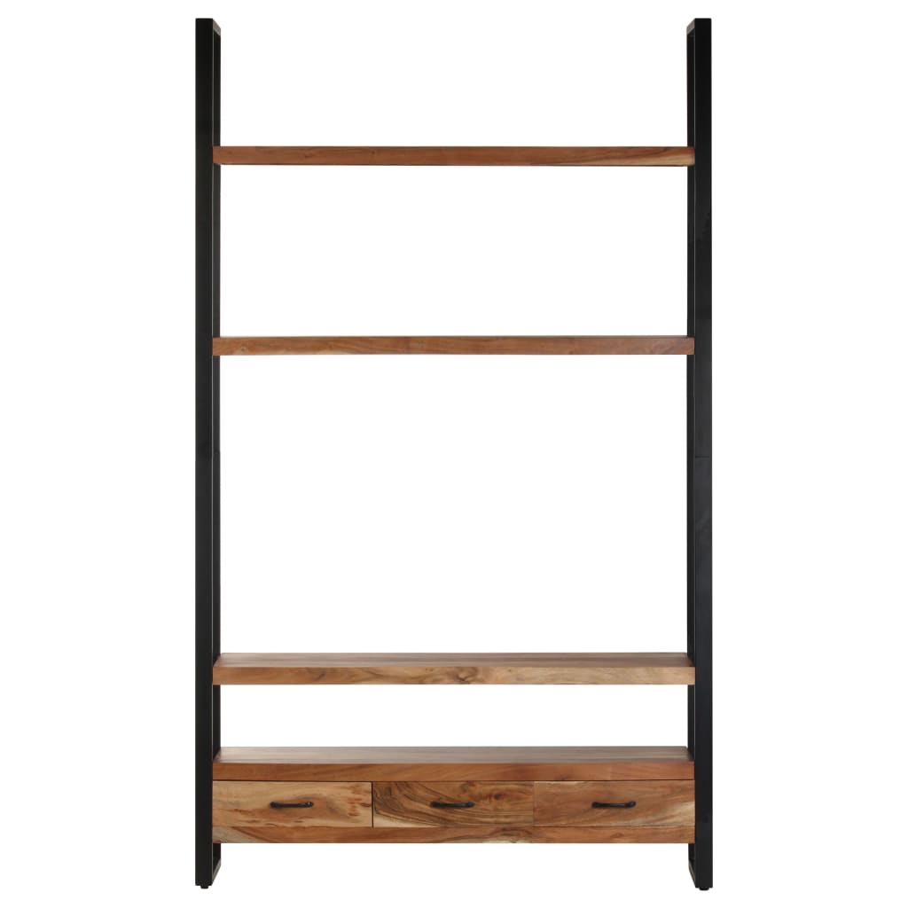 vidaXL Bookshelf 46.5"x11.8"x78.7" Solid Wood Acacia