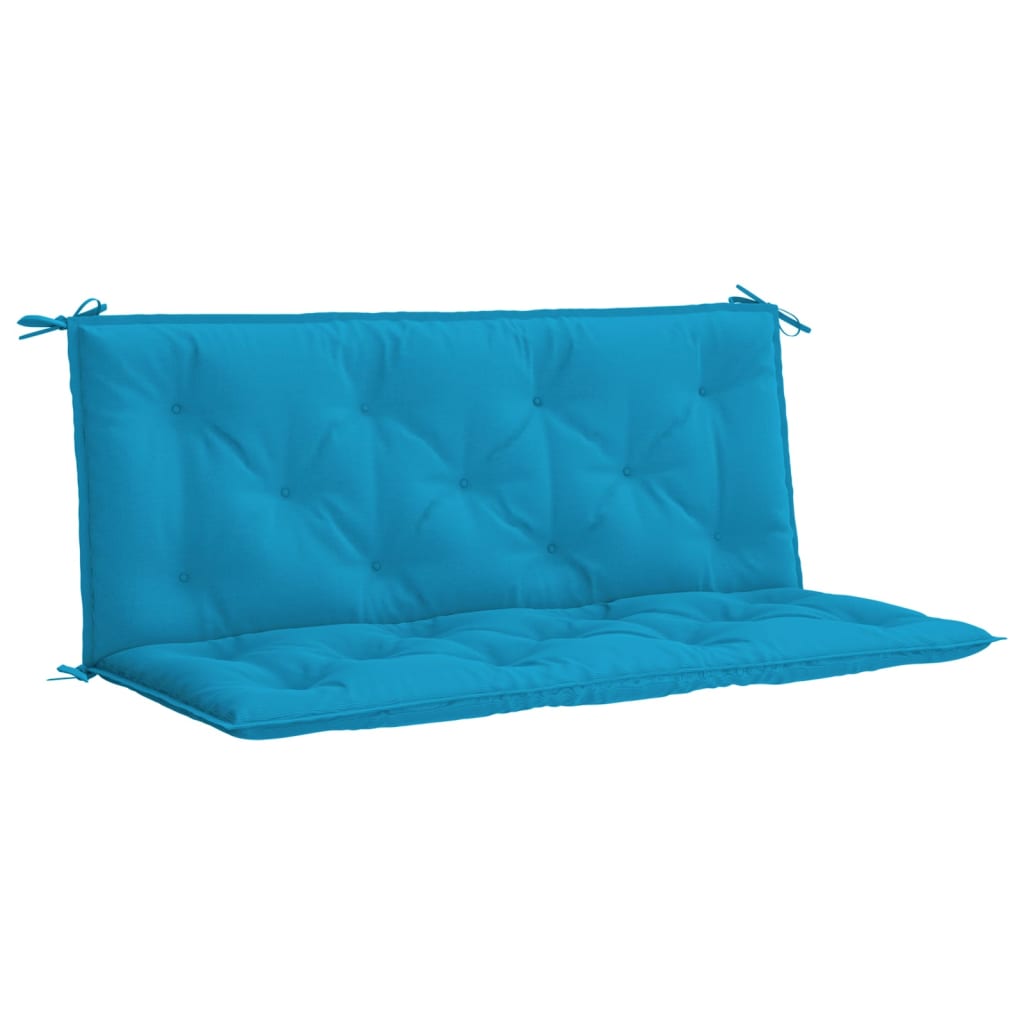 vidaXL Garden Bench Cushion Light Blue 47.2"x(19.7"+19.7")x2.8" Oxford Fabric