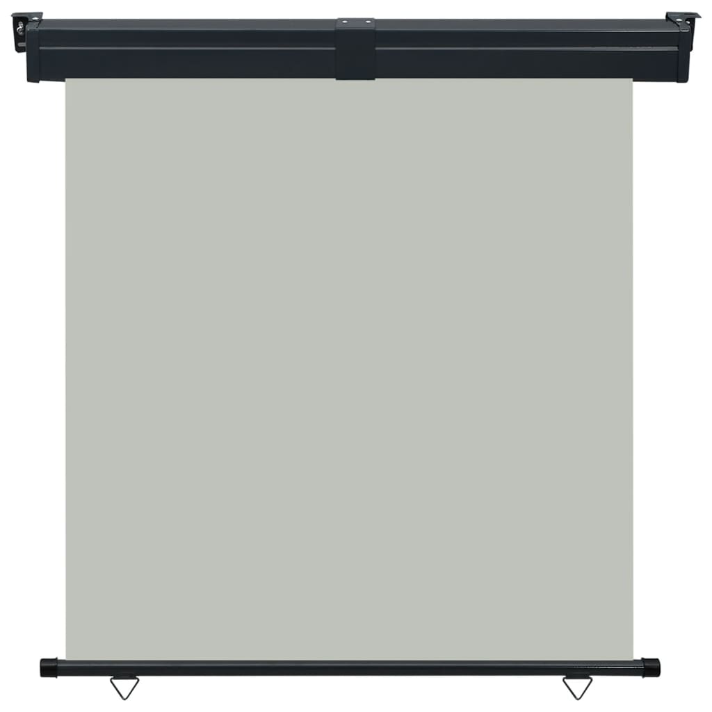 vidaXL Balcony Side Awning 63"x98.4" Gray