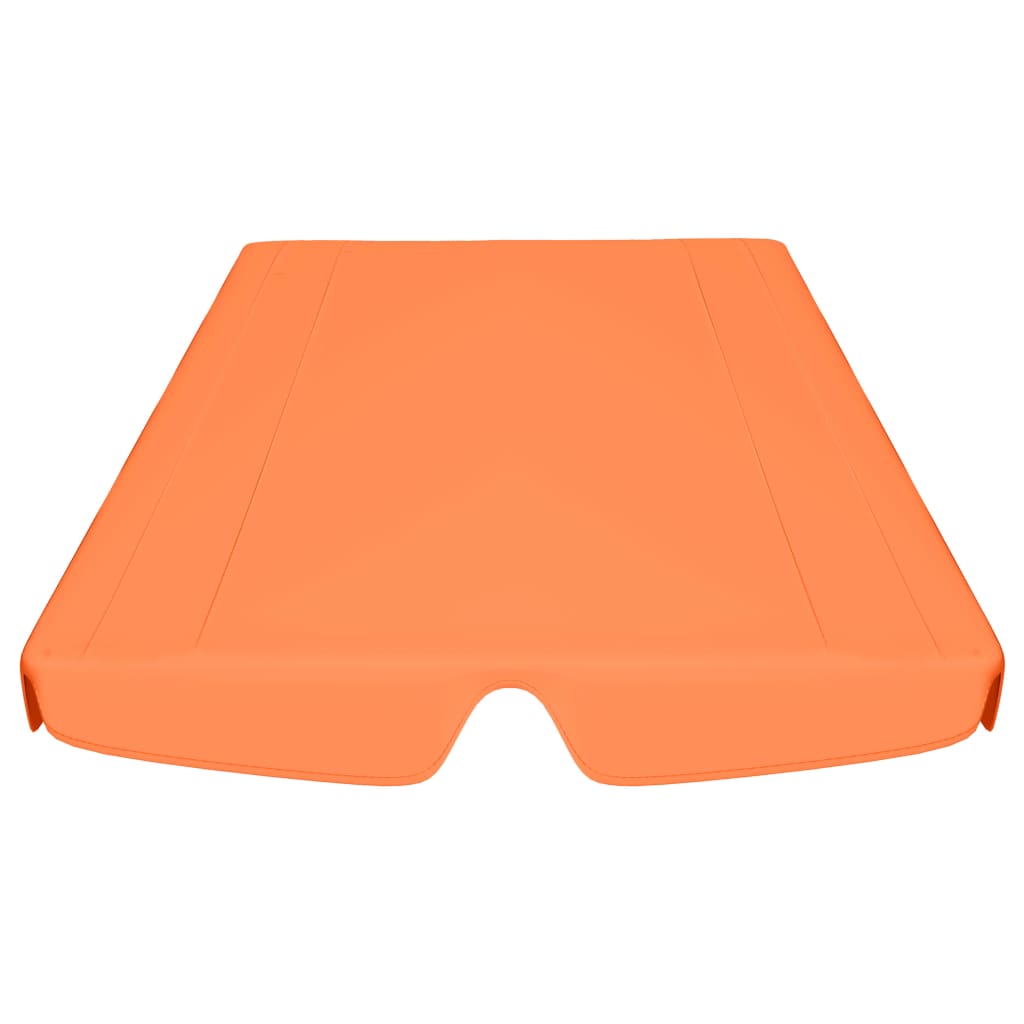 vidaXL Replacement Canopy for Garden Swing Orange 59.1"/51.2"x41.3"/27.6"