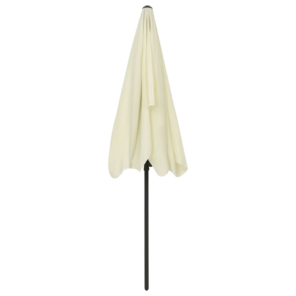 vidaXL Beach Umbrella Sand Yellow 78.7"x49.2"