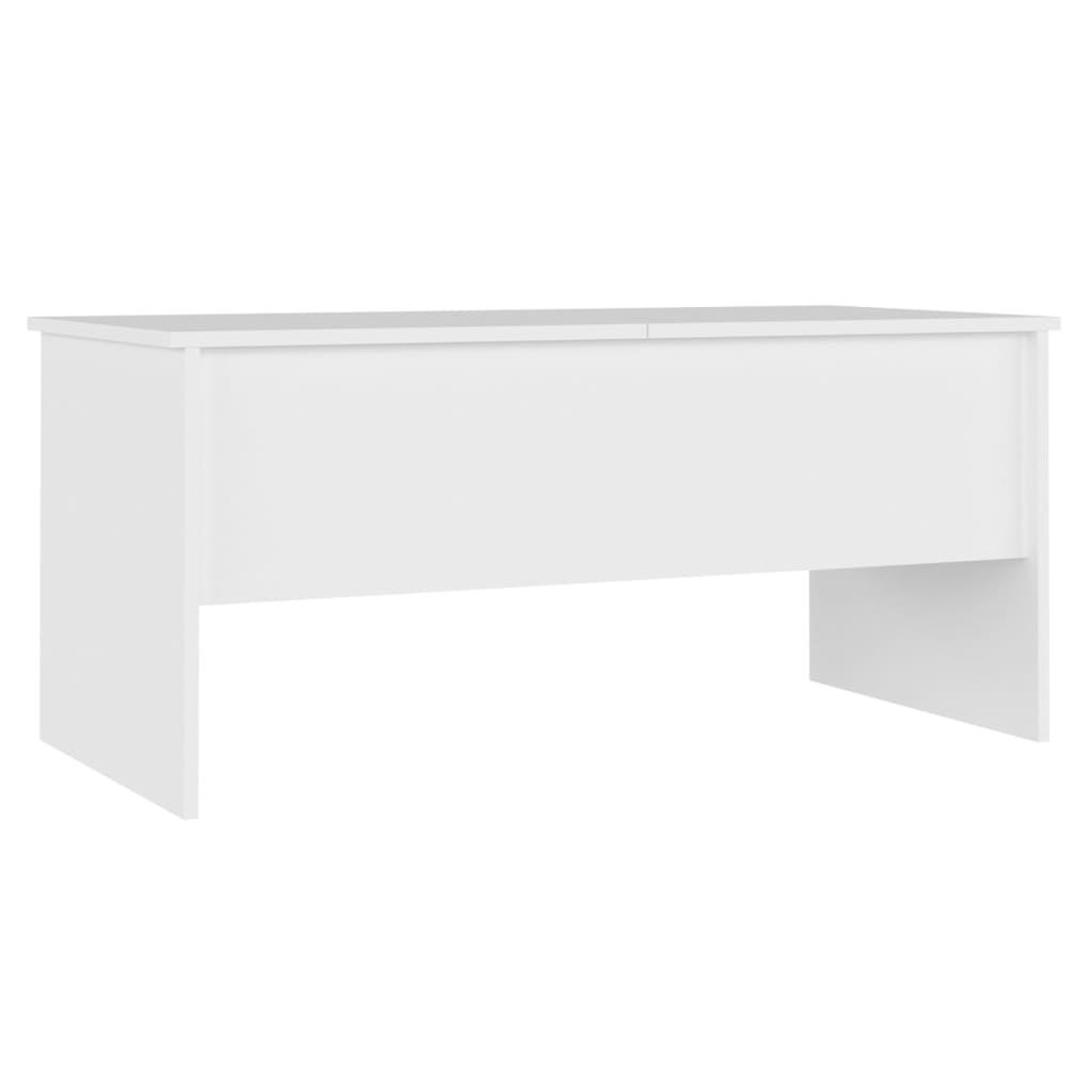 vidaXL Coffee Table White 40.2"x19.9"x18.3" Engineered Wood