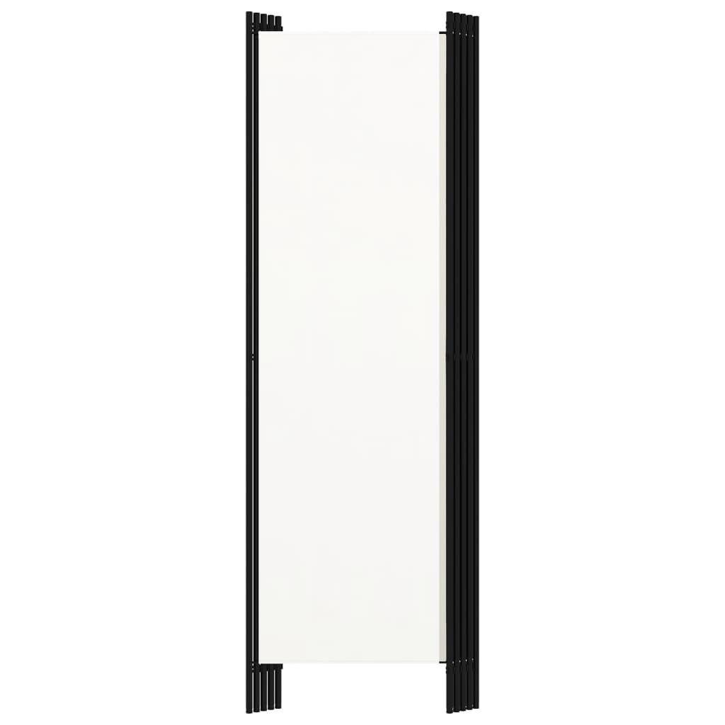 vidaXL 5-Panel Room Divider White 98.4"x70.9"