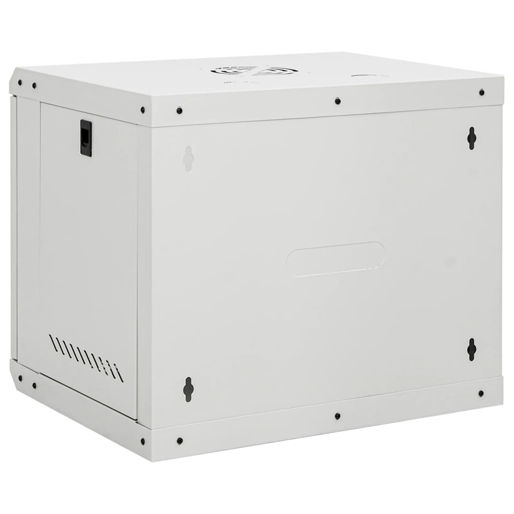 vidaXL 9U Wall Mounted Network Cabinet 19" IP20 20.9"x15.7"x17.7"