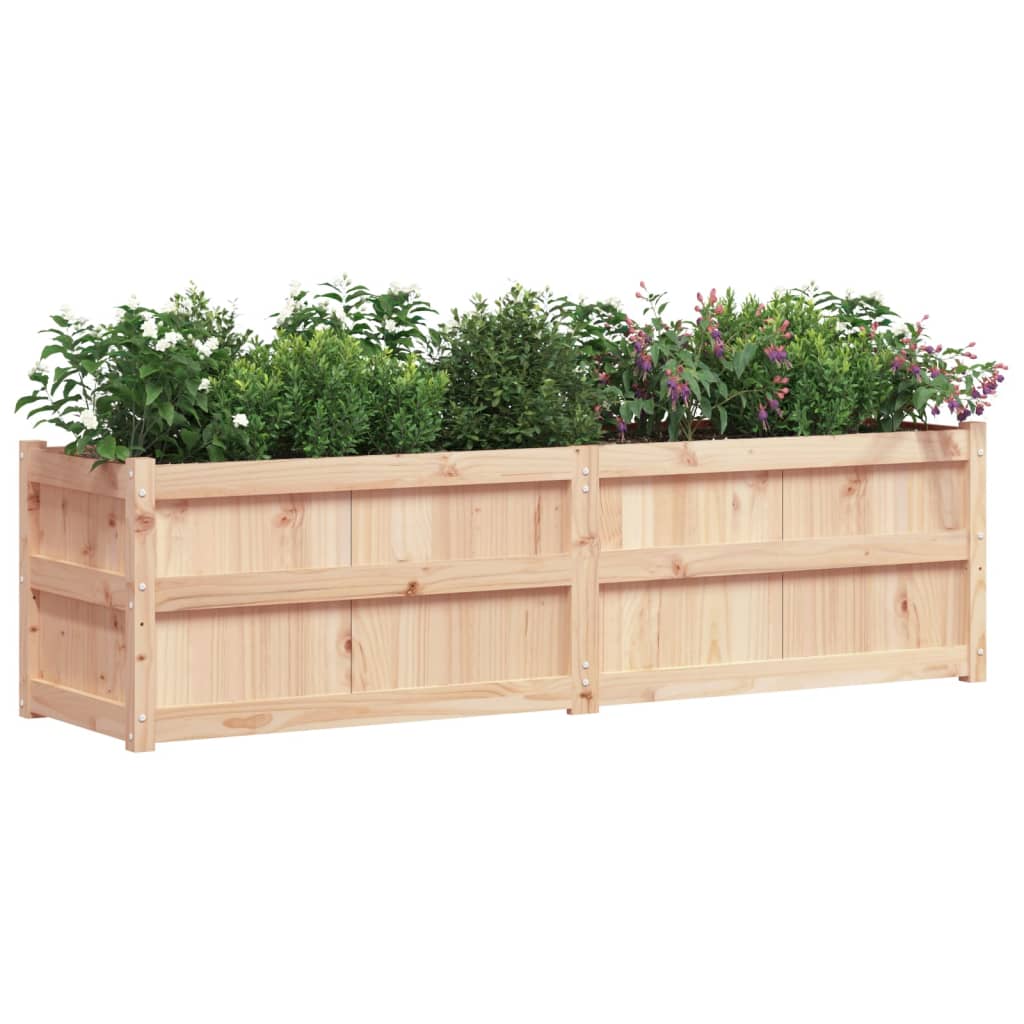 vidaXL Garden Planter 70.9" x 19.7" x 19.7" Solid Wood Pine