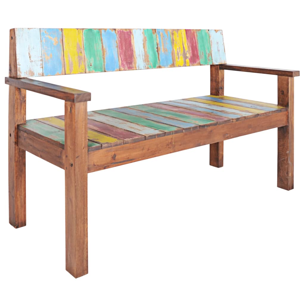 vidaXL Bench 45.3" Solid Reclaimed Wood