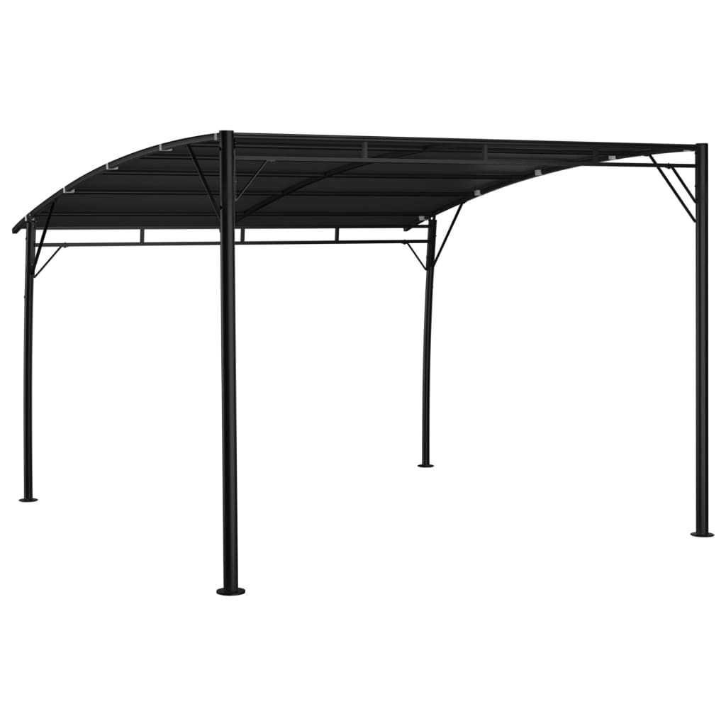 vidaXL Garden Sunshade Awning 118.1"x118.1"x100.4" Anthracite