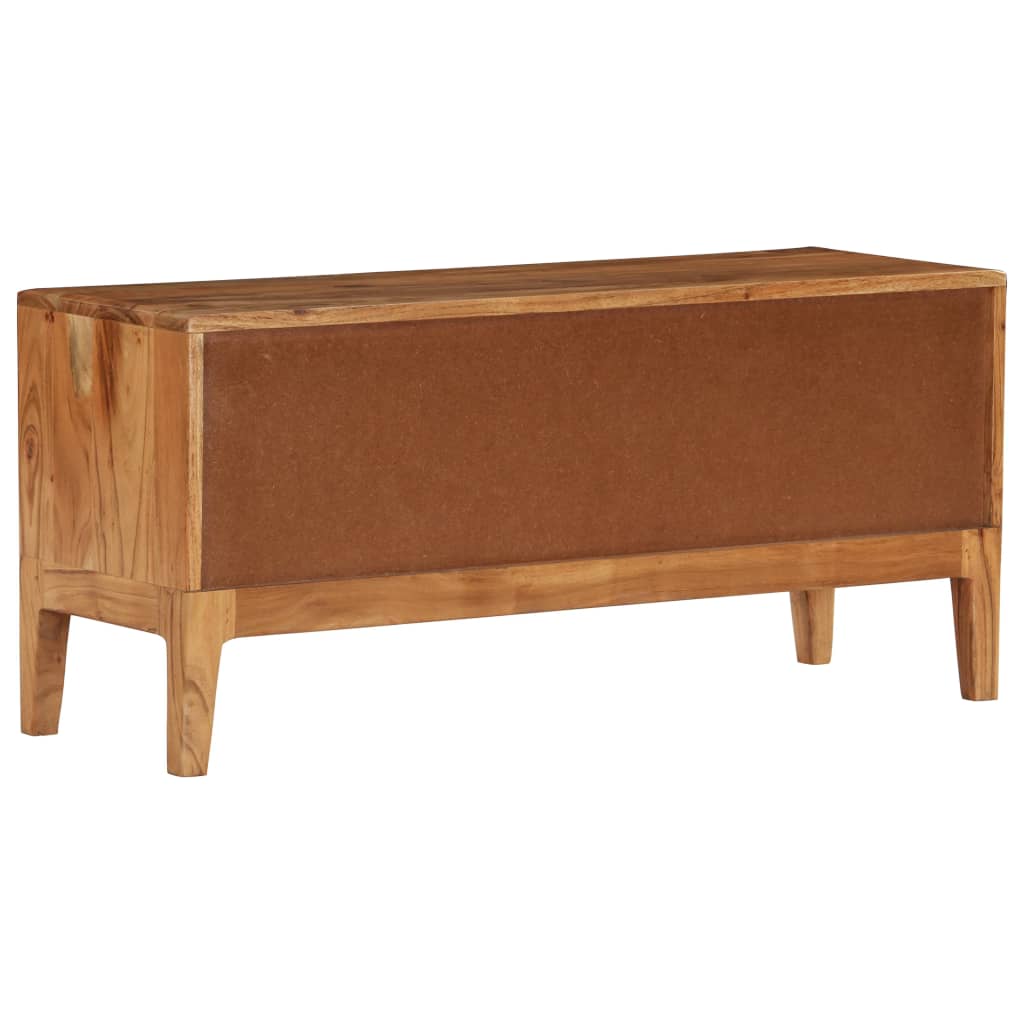 vidaXL TV Stand Solid Wood Acacia 34.6"x11.8"x15.7"