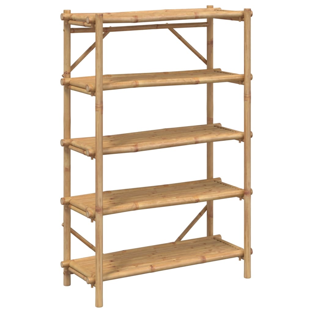 vidaXL 5-Layer Shelf 39.4"x15.7"x59.1" Bamboo