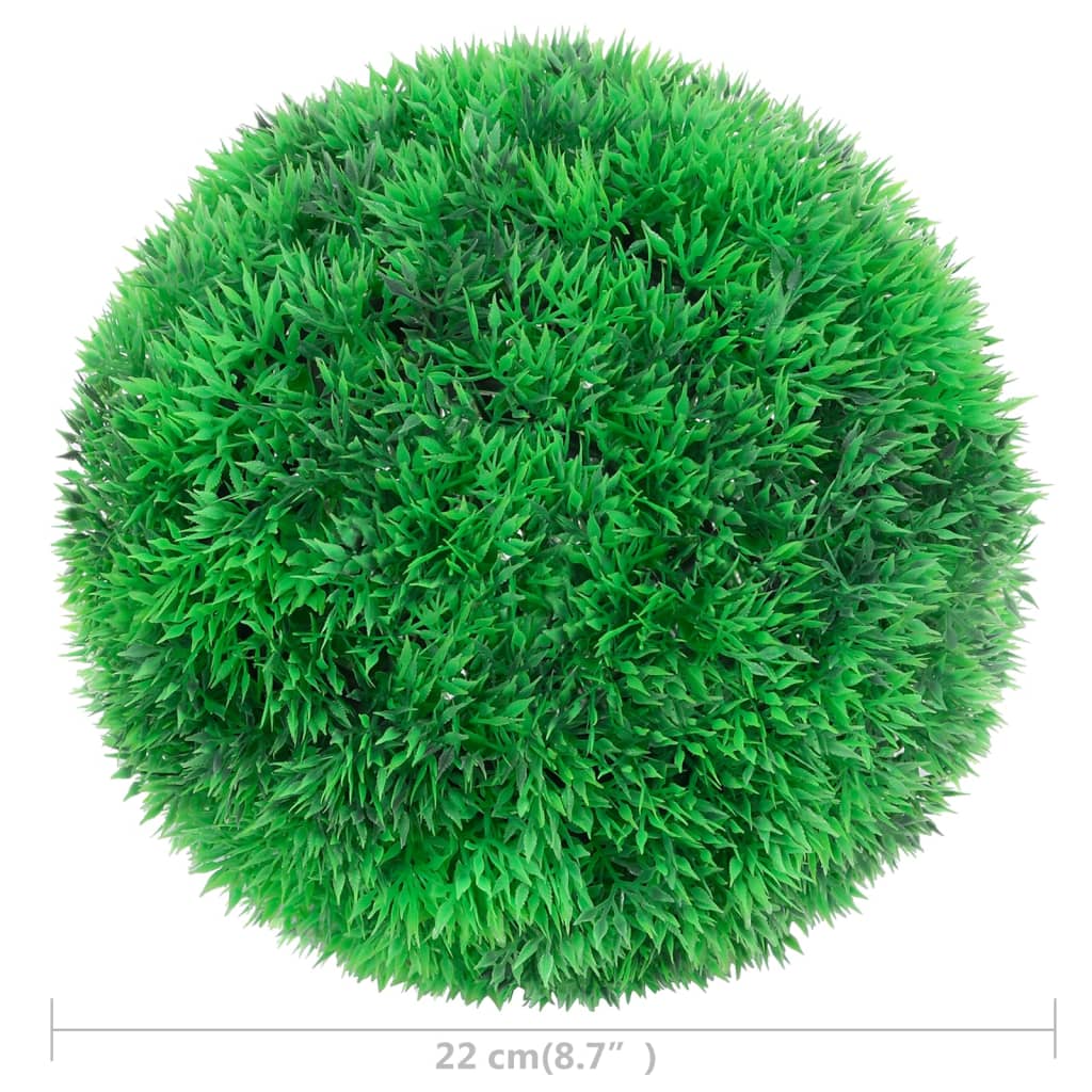 vidaXL Artificial Boxwood Balls 2 pcs 8.7"