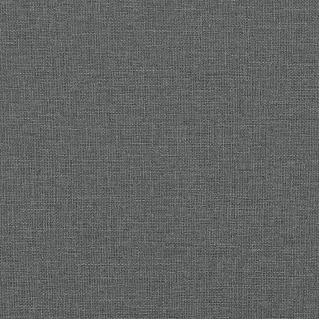 vidaXL 2 Piece Sofa Set with Pillows Dark Gray Fabric