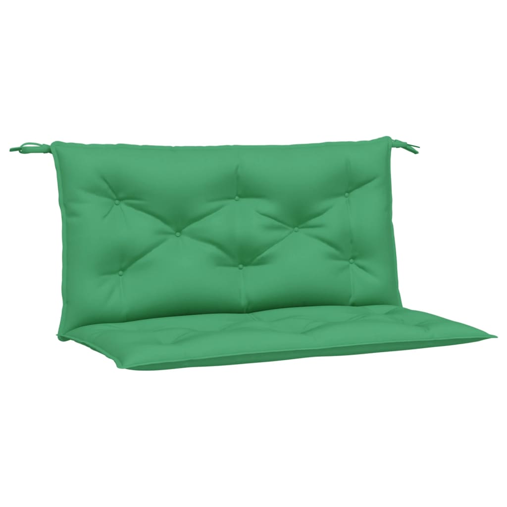 vidaXL Garden Bench Cushions 2pcs Green 39.4"x19.7"x2.8" Oxford Fabric