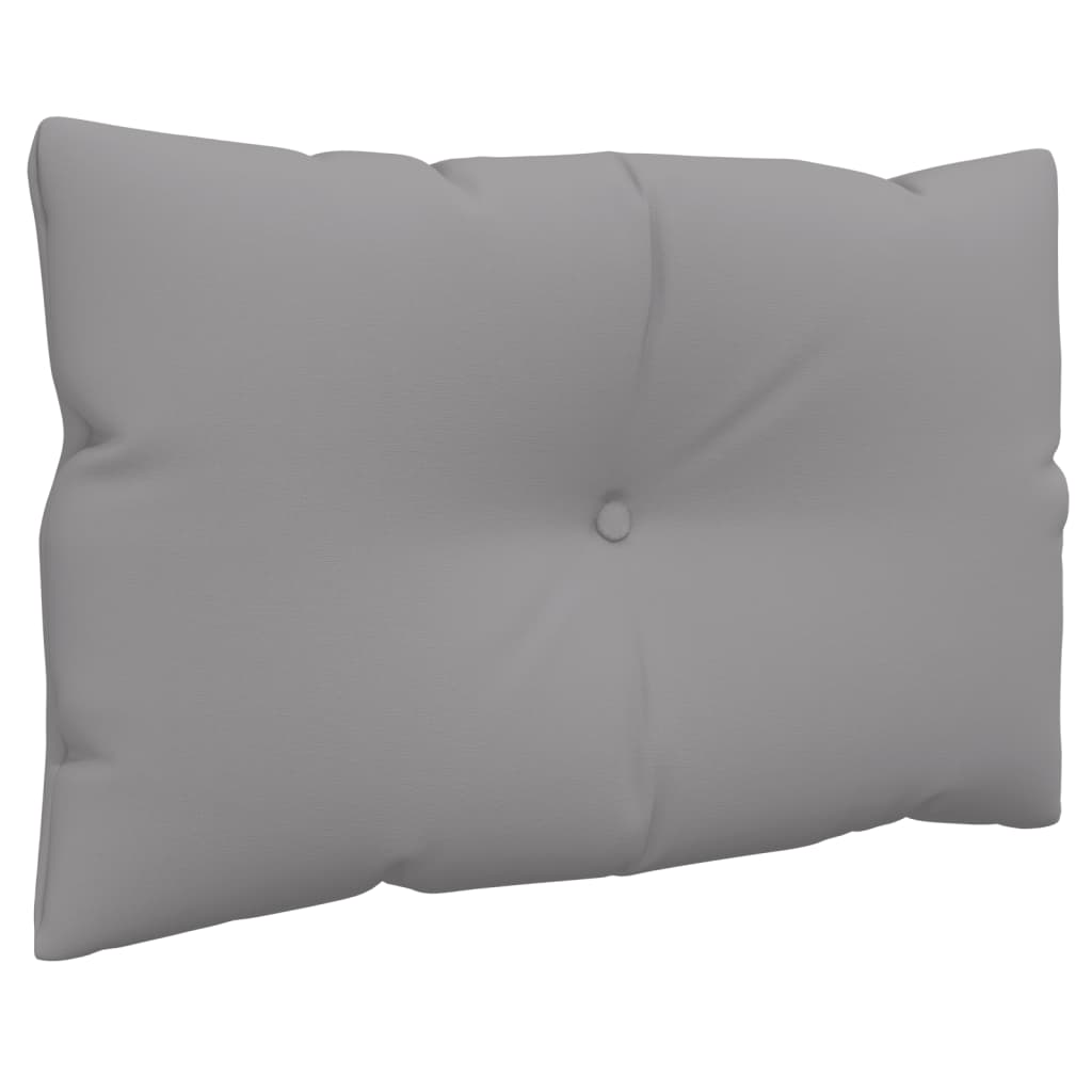 vidaXL Pallet Cushions 3 pcs Gray Fabric