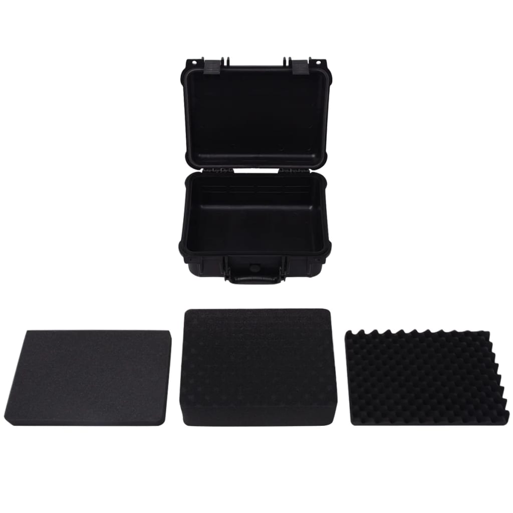 vidaXL Protective Equipment Case 13.8"x11.6"x5.9" Black