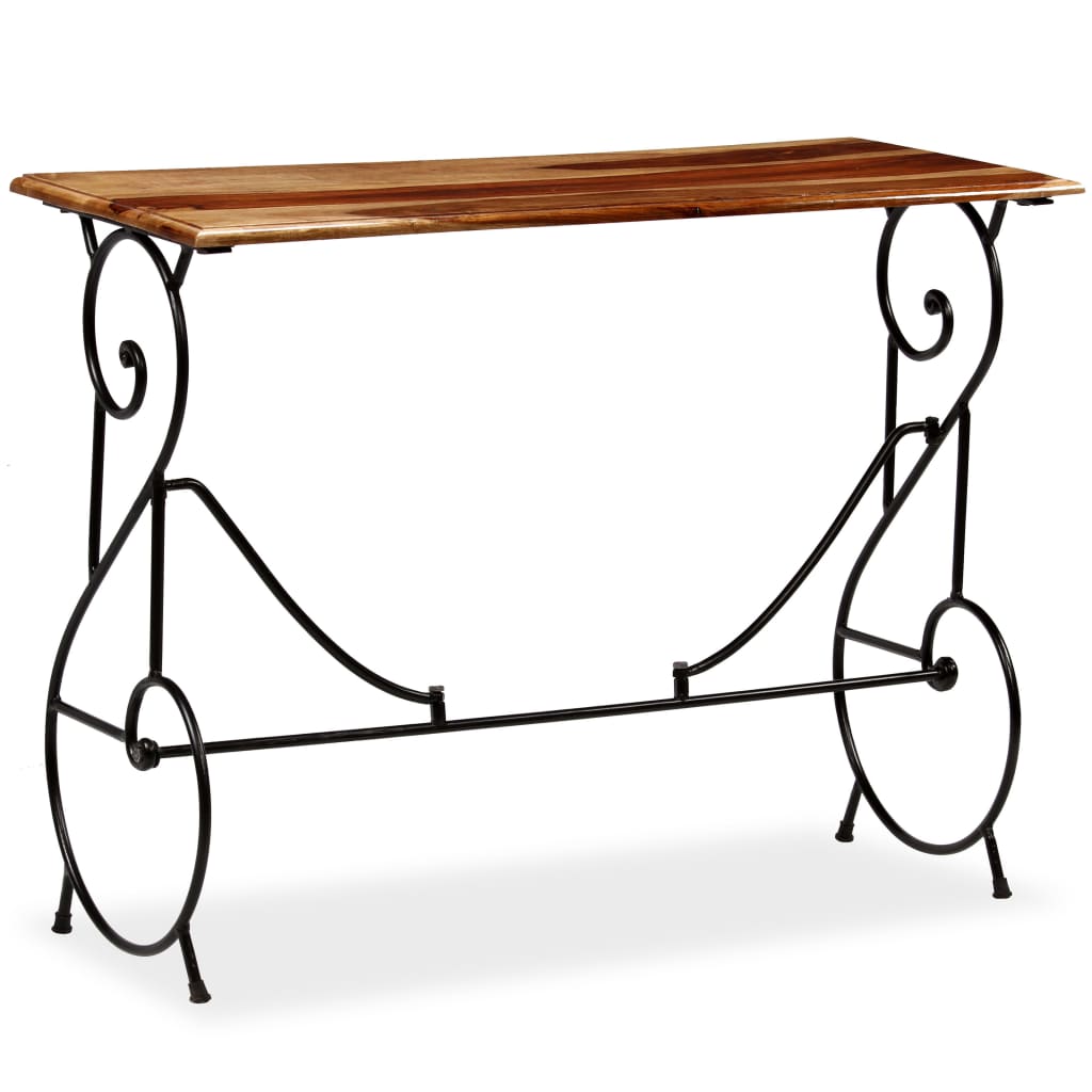 vidaXL Console Table Solid Sheesham Wood 39.4"x15.7"x29.5"