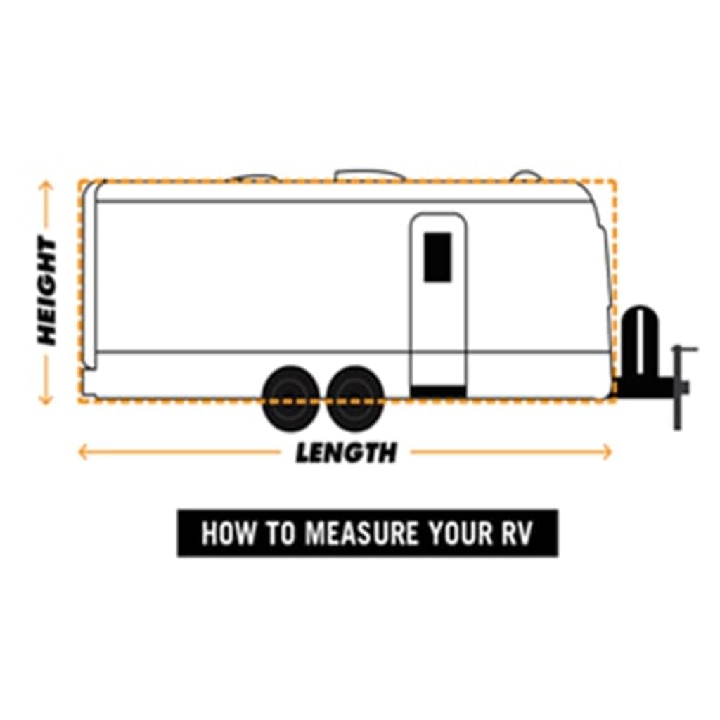 vidaXL Caravan Cover Gray S