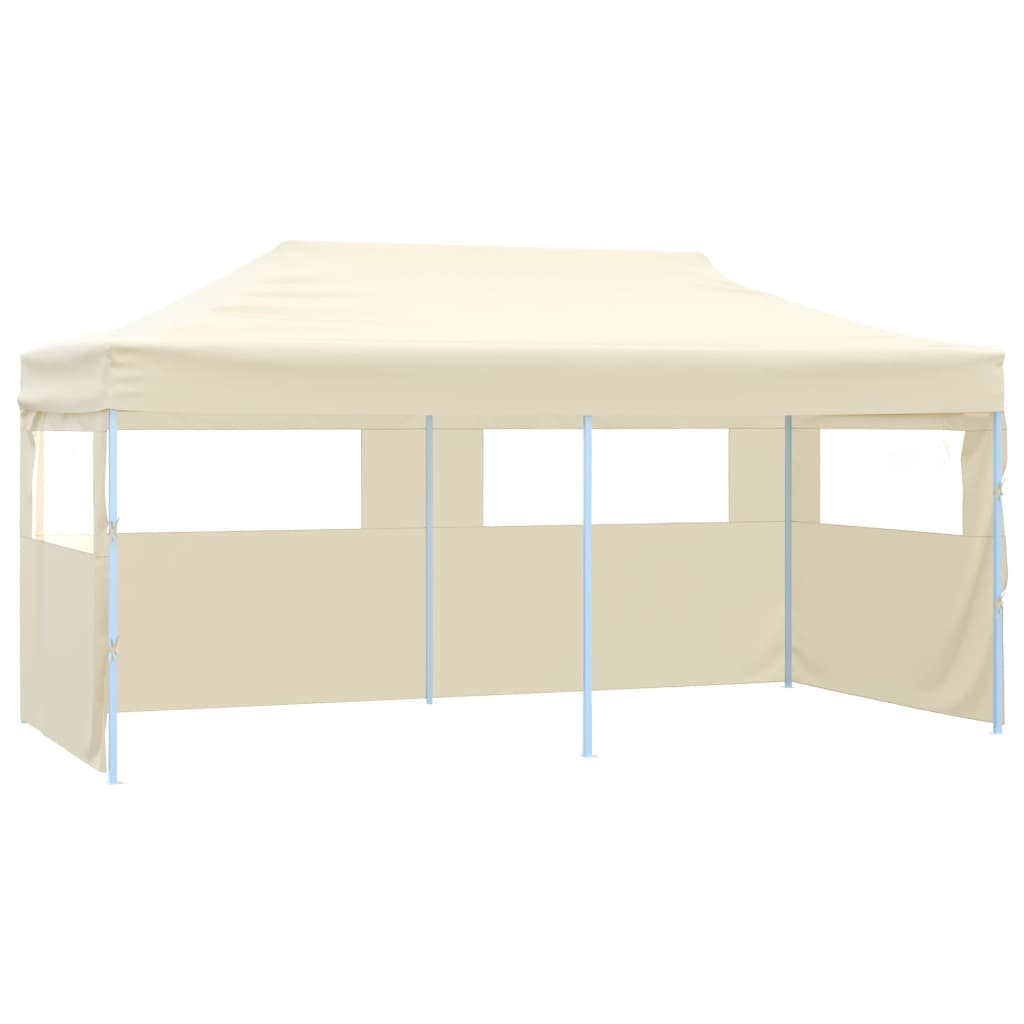 manipuleren Goneryl component vidaXL Professional Folding Party Tent with 4 Sidewalls 9.8'x19.7' Steel  Cream | vidaXL.com