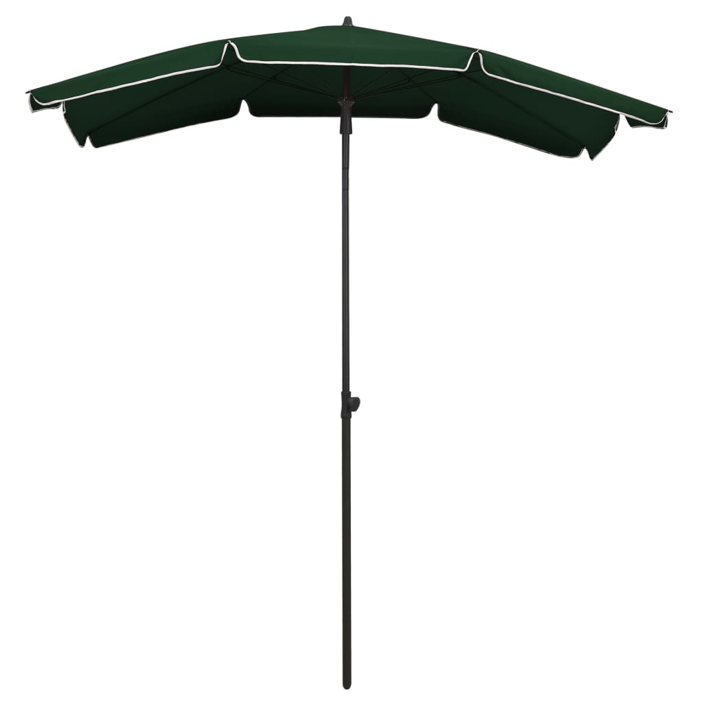 vidaXL Garden Parasol with Pole 78.7"x51.2" Green