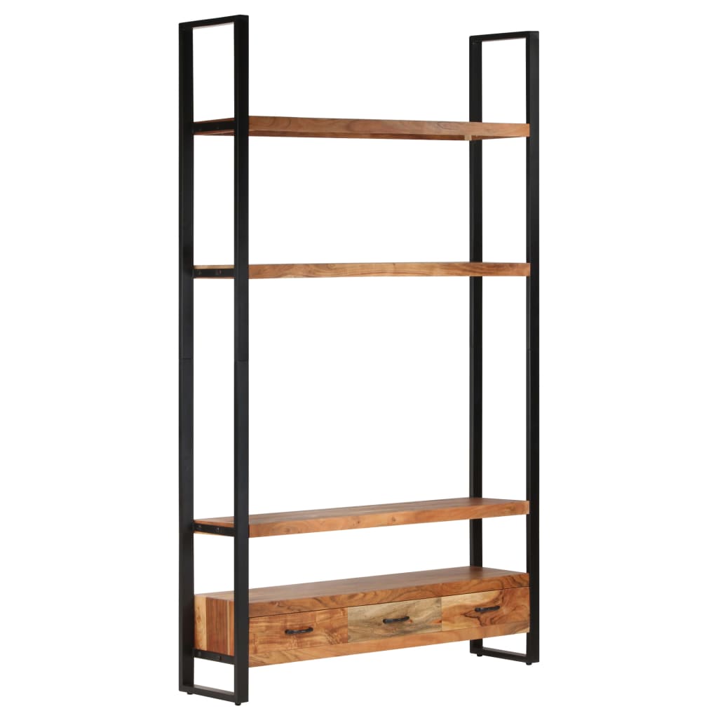 vidaXL Bookshelf 46.5"x11.8"x78.7" Solid Wood Acacia