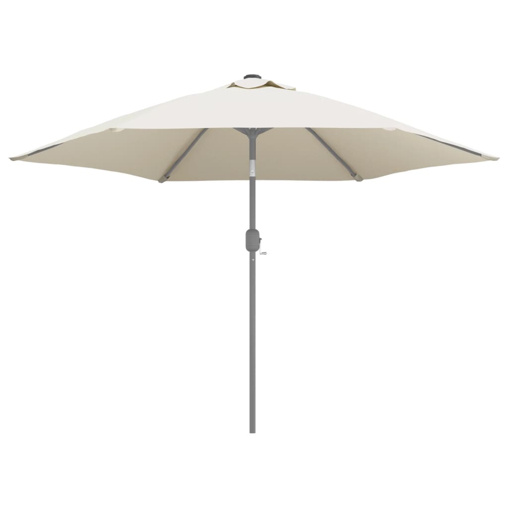 vidaXL Replacement Fabric for Outdoor Parasol Sand White 118.1"