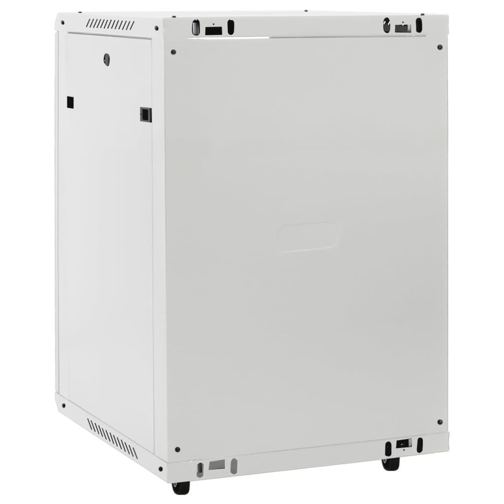 vidaXL 15U Network Cabinet with Swivel Feet 19" IP20 20.9"x15.7"x31.5"