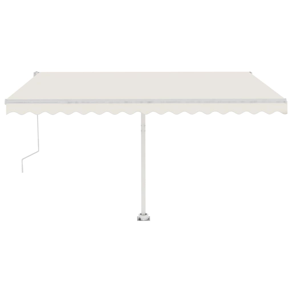 vidaXL Freestanding Automatic Awning 157.5"x118.1" Cream