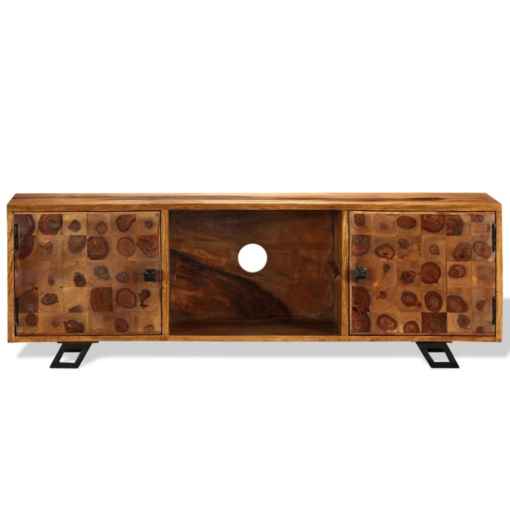 vidaXL TV Stand Solid Wood Sheesham 47.2"x11.8"x15.7"