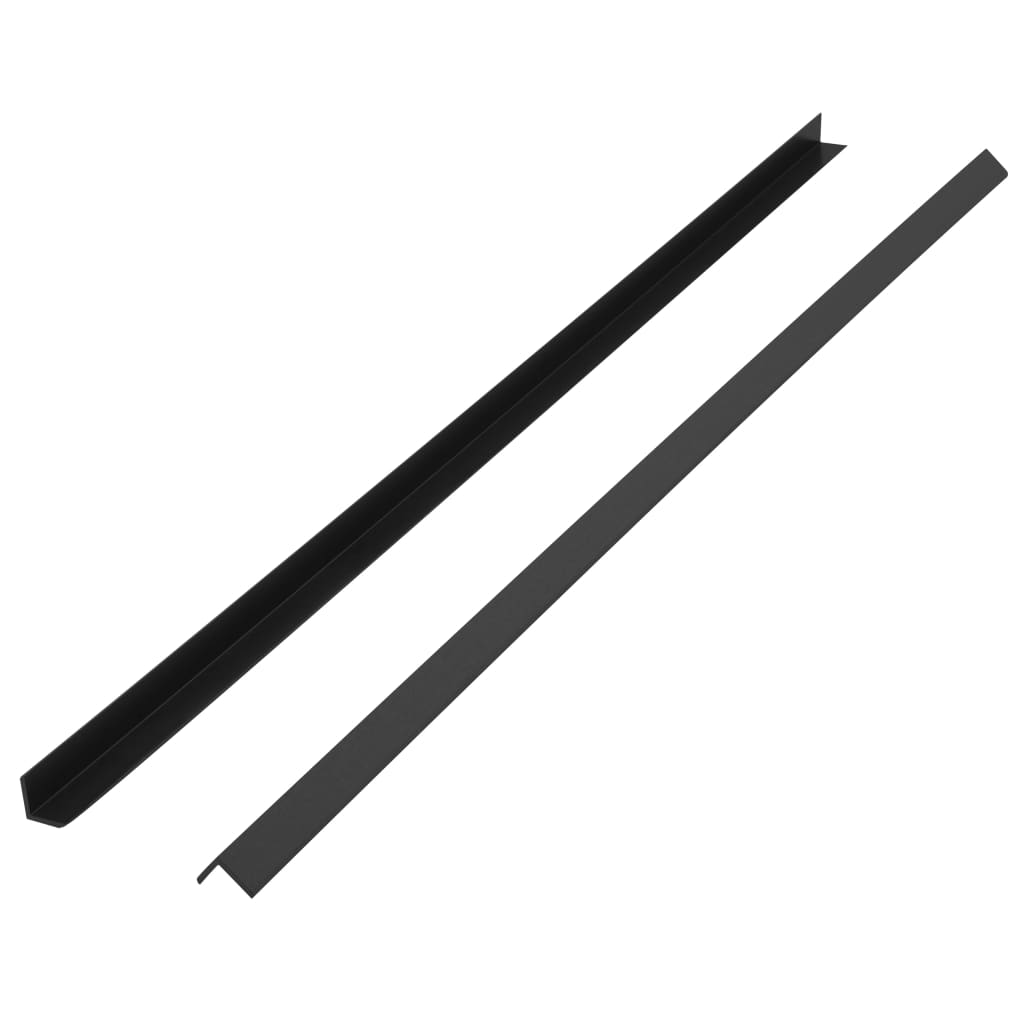 vidaXL 5 pcs Decking Angle Trims WPC 66.9" Black