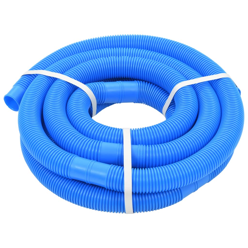 vidaXL Pool Hose with Clamps Blue 1.5" 19.7'