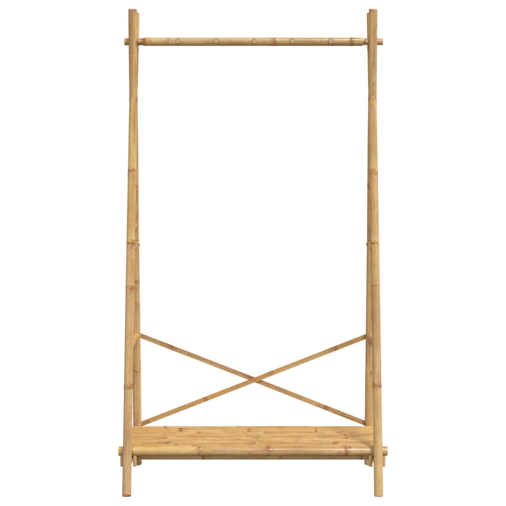 vidaXL Clothes Rack with Shelf 40.2"x19.7"x74.8" Bamboo