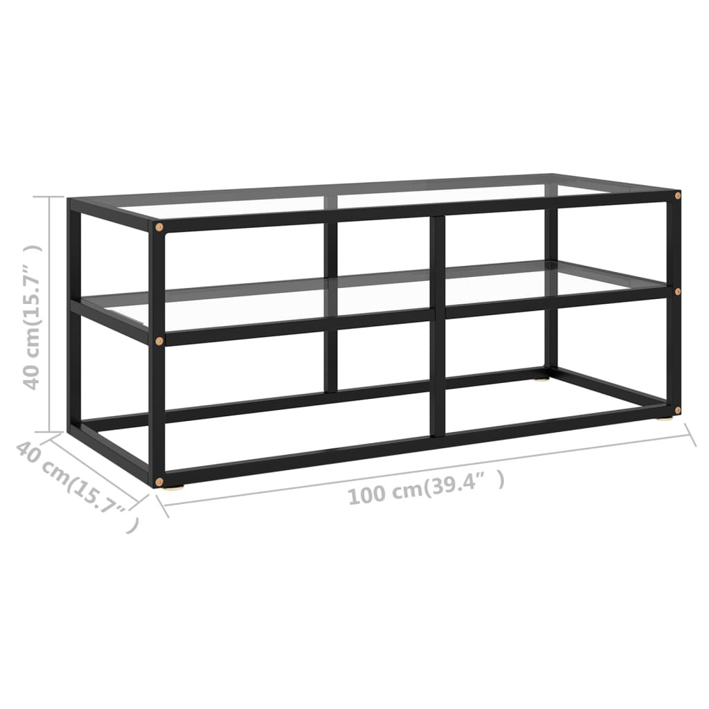 vidaXL TV Cabinet Black with 39.4"x15.7"x15.7" | vidaXL.com