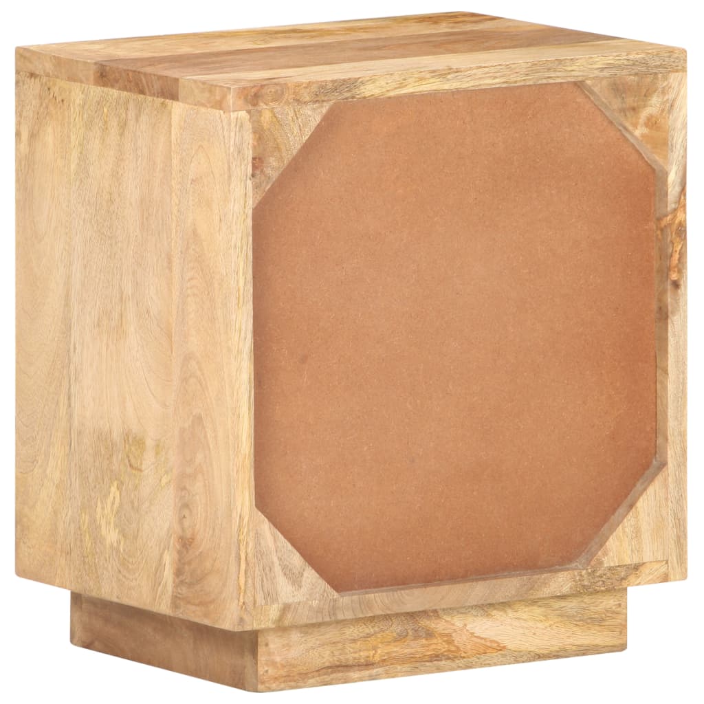 vidaXL Bedside Cabinet 15.7"x11.8"x17.7" Solid Mango Wood